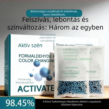Bambusz aktív szén tasak a formaldehid eltávolítására, természetes illat, szobákhoz alkalmas, márka Release freshness