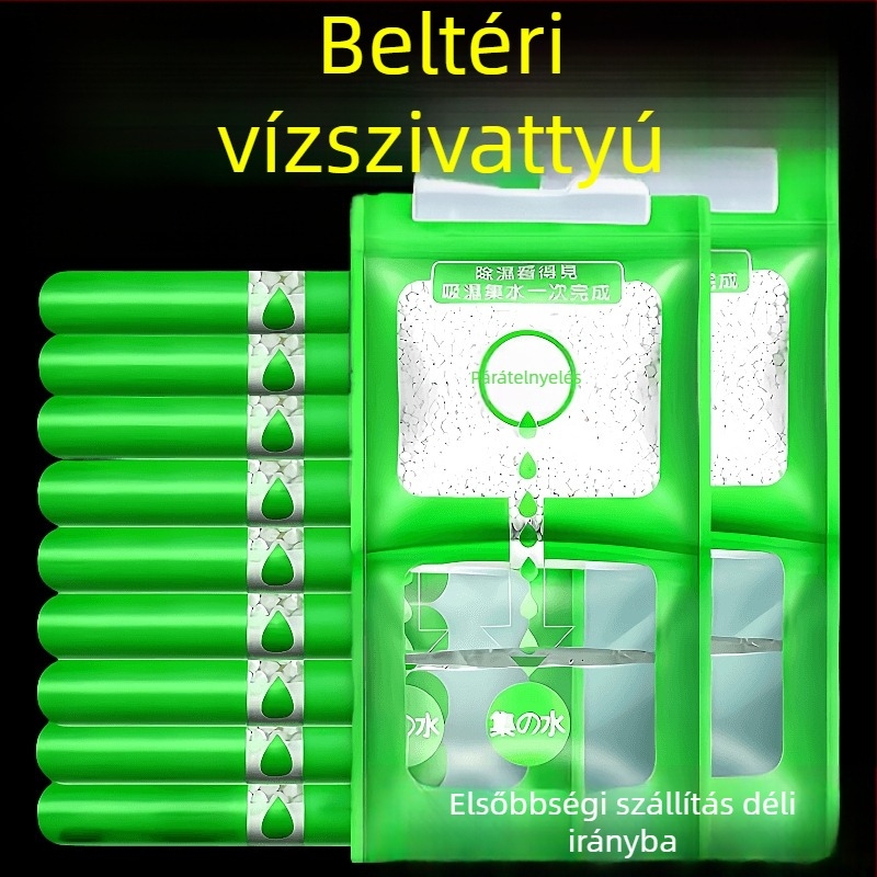Akasztható nedvesség-abszorber tasak ruhásszekrényhez és közösségi szobába, penész- és nedvesség elleni védelem, modell 27R