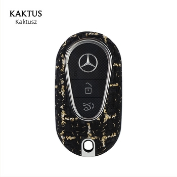 Mercedes-Benz kulcs tok C-Class és S-Classhoz, PC anyag, Egyszerű stílus, Testreszabható feldolgozás