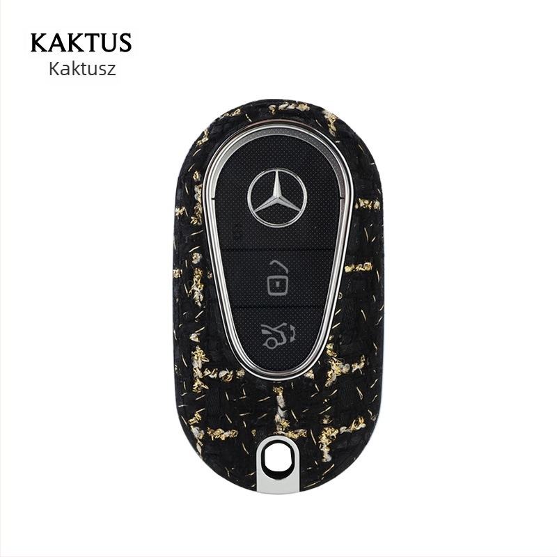 Mercedes-Benz kulcs tok C-Class és S-Classhoz, PC anyag, Egyszerű stílus, Testreszabható feldolgozás