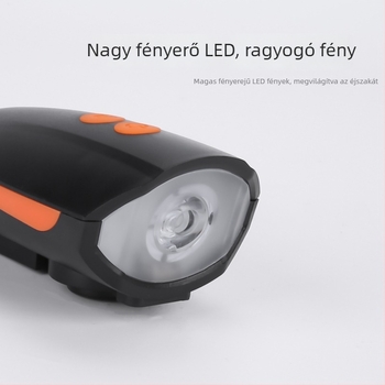 Kerékpár első- és hátsó lámpa, USB-re tölthető, MTB-hez és éjszakai kerékpározáshoz