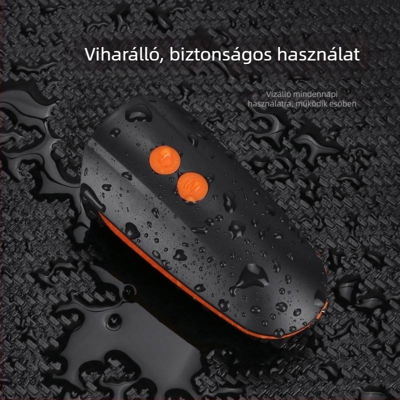 Kerékpár első- és hátsó lámpa, USB-re tölthető, MTB-hez és éjszakai kerékpározáshoz