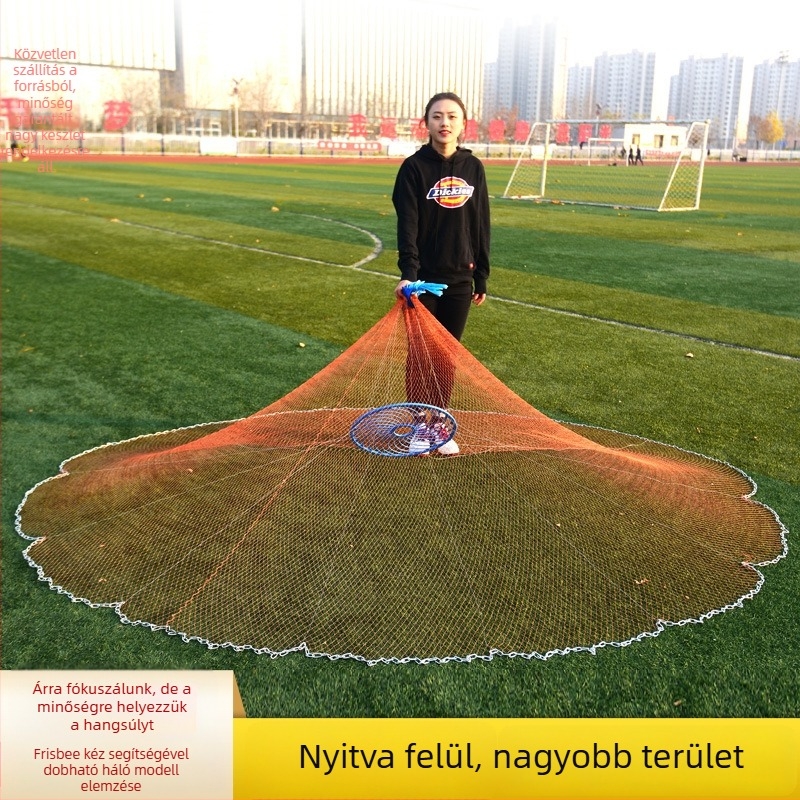 Kuhong dobó halászháló, monofilament vonal, engedélyezett magánmárka