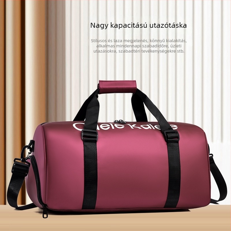 Uniszex kültéri utazó hátizsák membrán anyaggal, száraz–nedves elválasztás, kopásálló, vágásálló (Shengao)