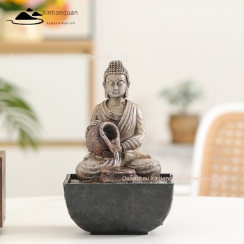 Kínai stílusú gyanta gravírozott vízfüggö dekor iroda és nappali számára, Feng Shui