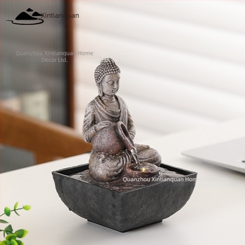 Kínai stílusú gyanta gravírozott vízfüggö dekor iroda és nappali számára, Feng Shui