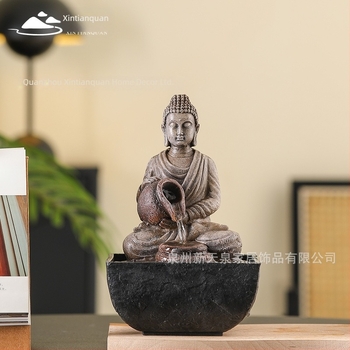 Kínai stílusú gyanta gravírozott vízfüggö dekor iroda és nappali számára, Feng Shui