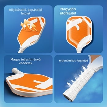 Gyerekeknek szóló pickleball ütő edzéskészlet — Feltun, üvegszálas anyagból, 200 g, fogantyú G5, kezdőbarát