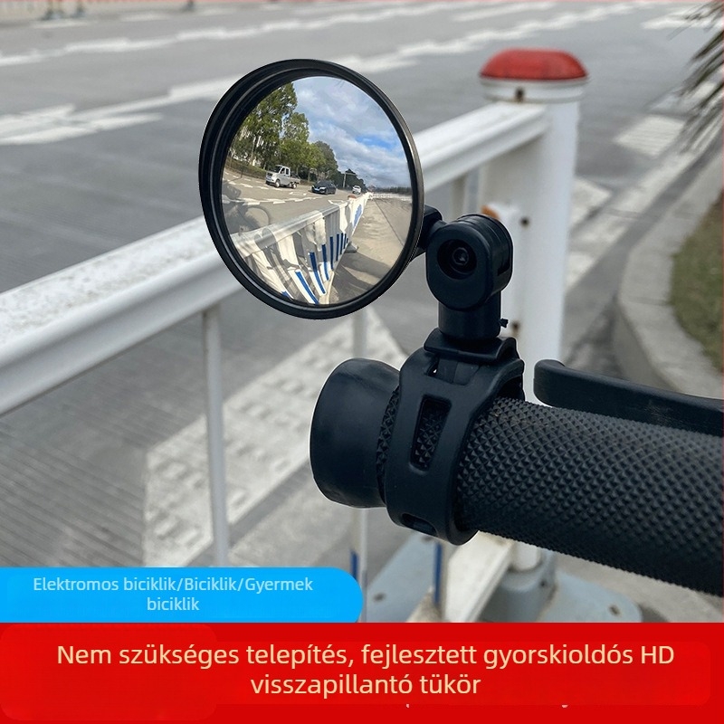 Huiying Fgj-mnfgj Elektromos kerékpár visszapillantó tükör, széles látószögű konvex lencsével