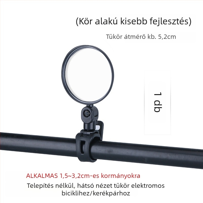 Huiying Fgj-mnfgj Elektromos kerékpár visszapillantó tükör, széles látószögű konvex lencsével