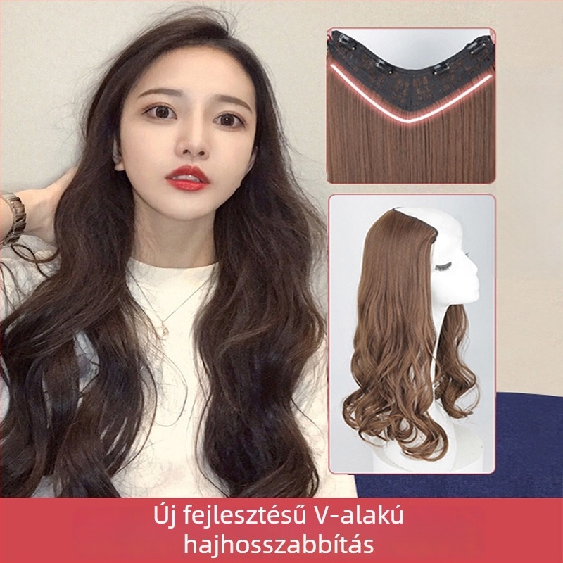 Lois paróka – V-alakú hajdarab, modell: V-shaped hair patch, hajanyag: magas hőmérsékletű szál