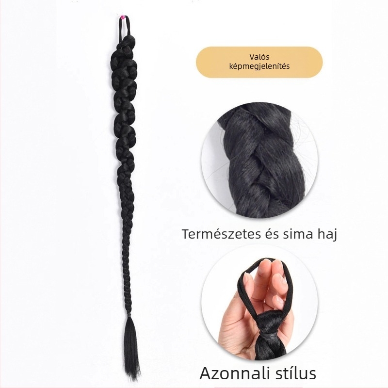 Kenny wig lófarok paróka, General Purpose modell, hőálló huzalból készült haj, copf köteg-stílus, minden arctípushoz illeszkedik