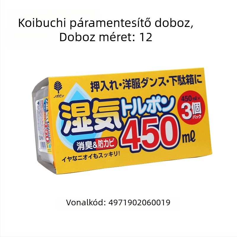 Xiaojiu nedvességcsökkentő doboz, 12 csomag háztartási használatra