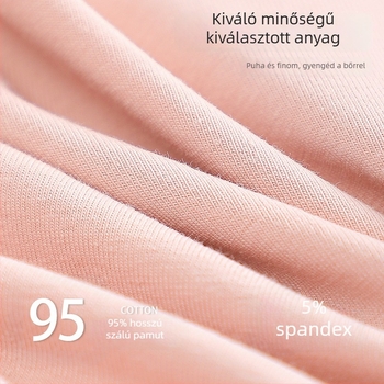 Női magas derekú pamut termo nadrág, 95–100% pamut, antibakteriális, meleg, has-támasz, egyrétegű