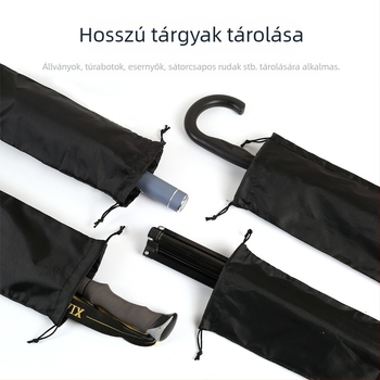 Oxford anyagból készült tároló táska – kézitáska-stílus, modell Hosszú rúd, többfunkciós rendező utazáshoz, sminkhez és nappalihoz