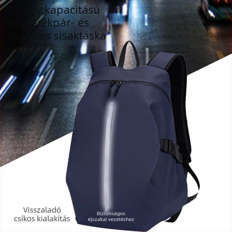 Kerékpáros táska, modell 811, Oxford anyagból, 20–35 L kapacitás, lélegző, vízálló és bővíthető.