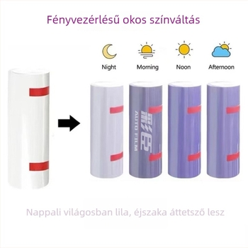 Autó- és motorkerékpár fényszóróvédő fólia, TPU anyagú színváltoztató, fényvezérelt fólia