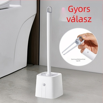 WC-kefe készlet hosszú nyéllel – műanyag; 387 g; egyenként csomagolva
