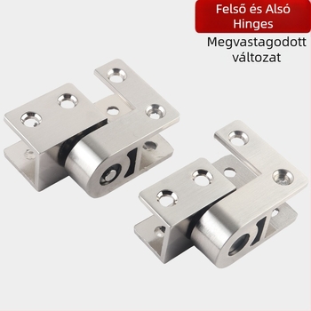 Nyilvános mosdó válaszfalának zsanéi alumíniumötvözetből, felső és alsó, brushed felülettel, emelő-zsanér, Suoweigu