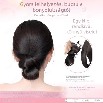 Ponytail paróka klipsz-pel – magas hőálló huzalból, mechanikus feldolgozás, nem festhető és nem göndöríthető, nőknek, Simple Expression