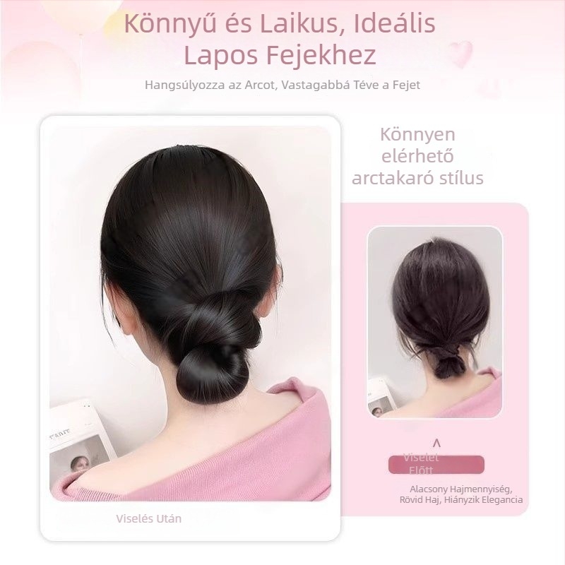 Ponytail paróka klipsz-pel – magas hőálló huzalból, mechanikus feldolgozás, nem festhető és nem göndöríthető, nőknek, Simple Expression