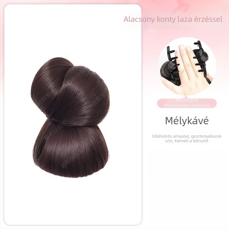 Ponytail paróka klipsz-pel – magas hőálló huzalból, mechanikus feldolgozás, nem festhető és nem göndöríthető, nőknek, Simple Expression