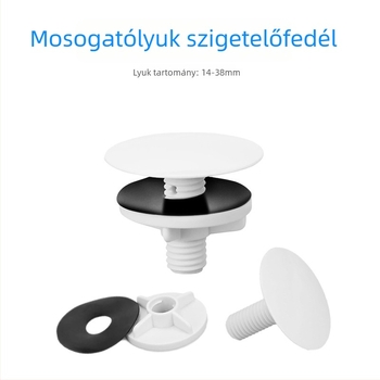 ABS anyagú mosogatótálca nyílás dekoratív fedője, modell RB-1-54-01, 12 g, 49#, modern és egyszerű stílus