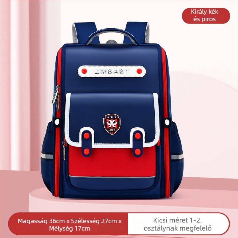 Uniszex PU bőr iskolai hátizsák általános iskola számára (1-3. osztály), modell 790, Modern Tide Cool stílus