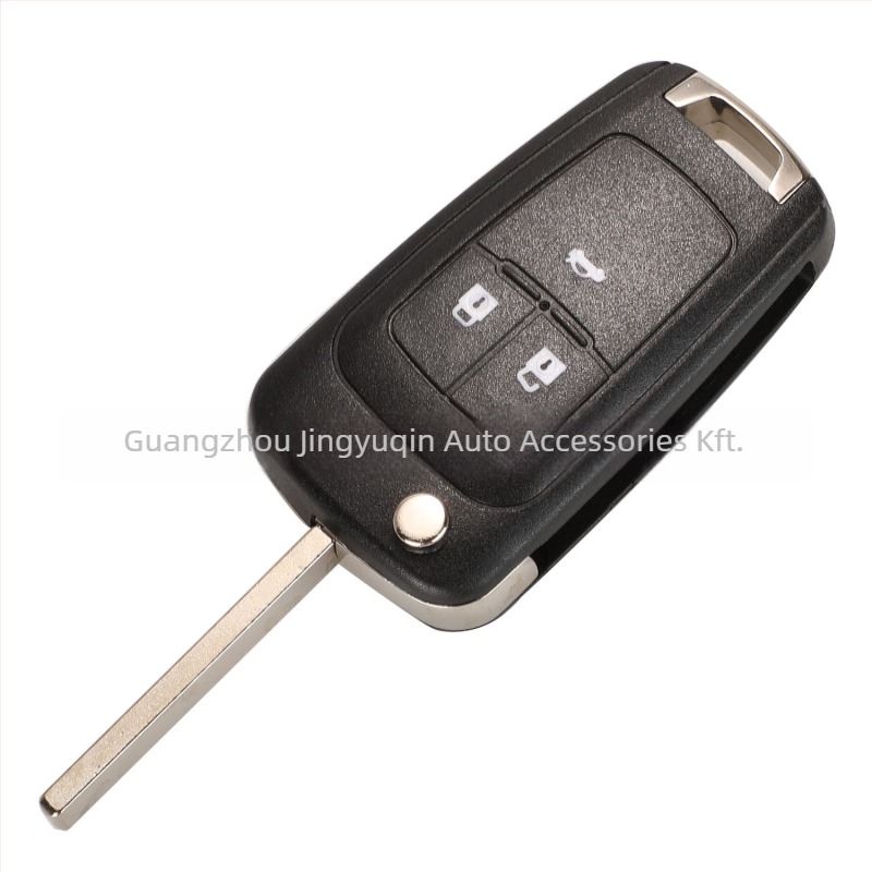 Összecsukható kulcskar tok (eredeti modell) Chevrolet/Opel/Buick Cruze Malibuhoz – kompatibil 2/3/4/5 kulccsal; ház mérnöki műanyagokból; kulcslap rézből; tömeg 42 g