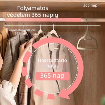 Ruhásszekrény deszikkáns tasak rózsa-kamfor illattal, 200 db, nedvesség-elszívó gyöngyök