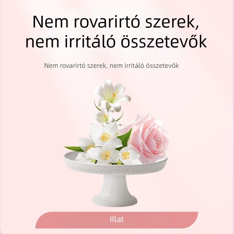 Ruhásszekrény deszikkáns tasak rózsa-kamfor illattal, 200 db, nedvesség-elszívó gyöngyök