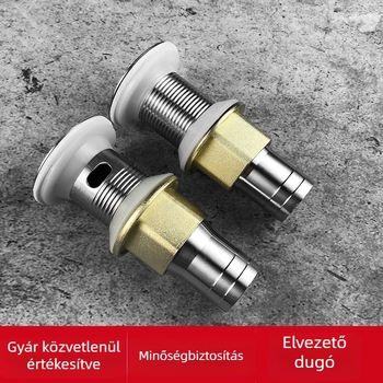 Mosdólefolyó fedővel, rövid modell, 201 rozsdamentes acél, modern és egyszerű stílus