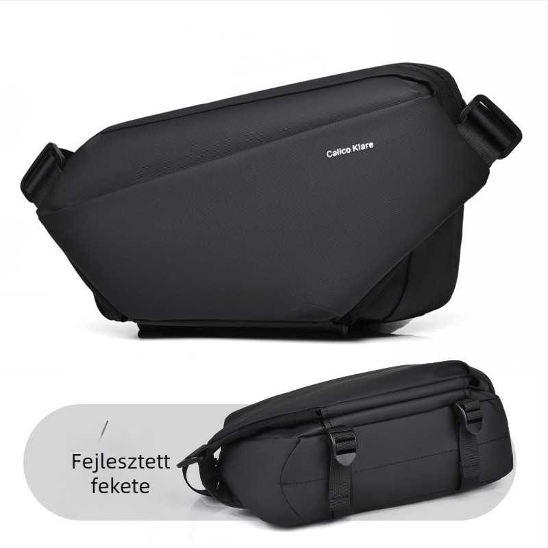 Férfi crossbody táska, street trend stílus, Oxford anyag, vízálló, Calico klare