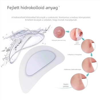 Cipőkopás elleni tapasz, kör alakú modell, kompatibilis sportcipőkhöz, bőr cipőkhöz, szandálokhoz és mindennapi lábbelikhez, mindennapi viselet