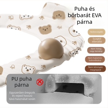 Gyerek WC-ülőke karfákkal, standard WC‑hez, PP anyagból, ajánlott 0–6 hónaptól 3–6 éves korig