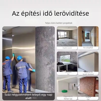 PVC falpanel bambusz rostból, reliefes textúrával; hangszigetelés 20; hővezetés 0,175; modell: bambusz rostból készült panel