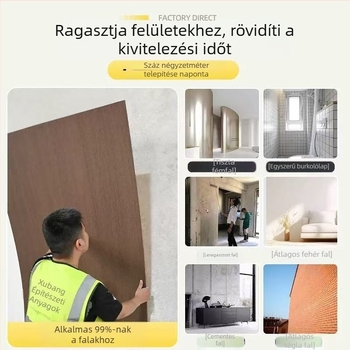 Fa furnér falpanel belső terekhez és mennyezetekhez, klip-panel (Anyag: bambusz; Modell: folyamatos hajtogatható karton; Zajszigetelés: 0; Hővezetés: 0)