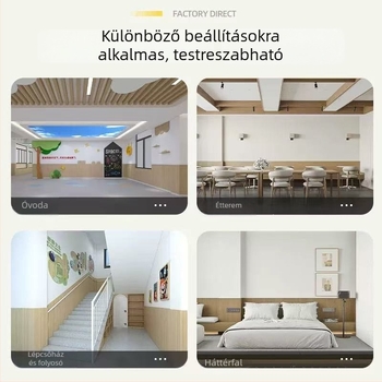 Fa furnér falpanel belső terekhez és mennyezetekhez, klip-panel (Anyag: bambusz; Modell: folyamatos hajtogatható karton; Zajszigetelés: 0; Hővezetés: 0)