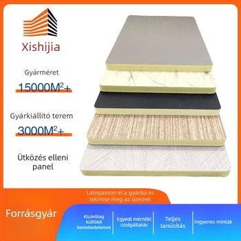 PVC falpanel fa mintázattal, modell Xh10090101, márka Xishijia, stílus: sík, modern minimalistikus, anyag: PVC