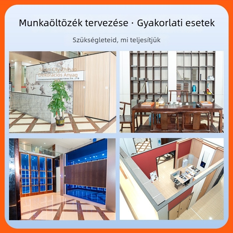 PVC falpanel fa mintázattal, modell Xh10090101, márka Xishijia, stílus: sík, modern minimalistikus, anyag: PVC