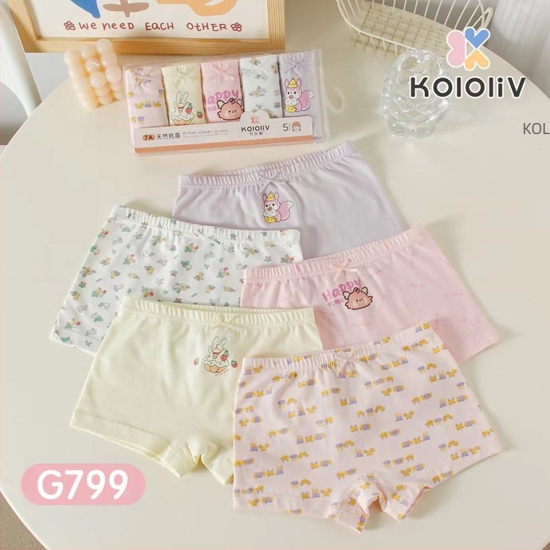 Lányok számára antibakteriális, 100% pamut boxer brief, Class A, nyomtatott mintával, 8 évesnél idősebbeknek.