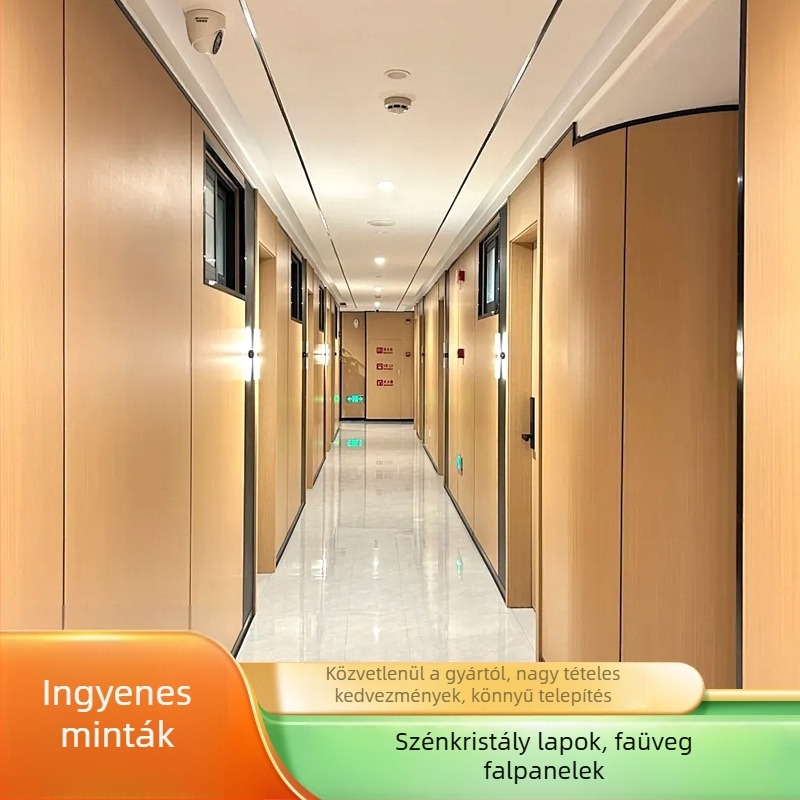 Fa furnér falpanel bambuszrostból és bambuszszénből, integrált falpanel belső dekorációhoz, önszereléses kivitel, 5-8 mm vastagság, modern minimalista stílus