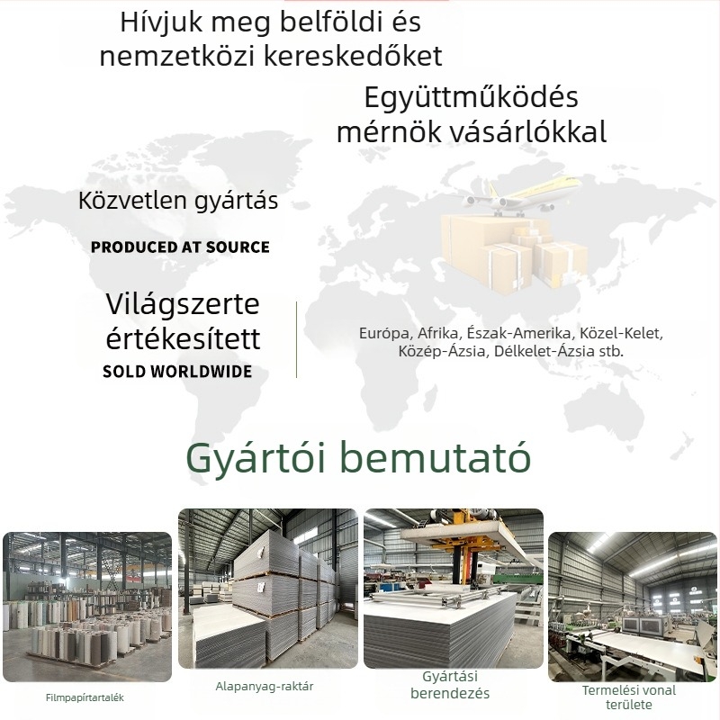 Bambusz rostból készült integrált falpanelek – PVC, 8–9 mm vastagság, stílus: sík / amerikai stílus / új kínai stílus / modern minimalizmus / könnyű lux