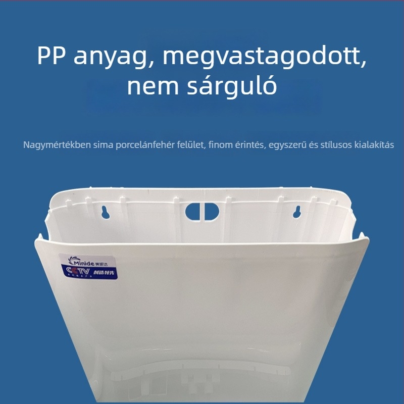 Rujie PP víztartály guggoló WC-hez – készlet, kéznyomásos öblítés, 5–8 L, műanyag