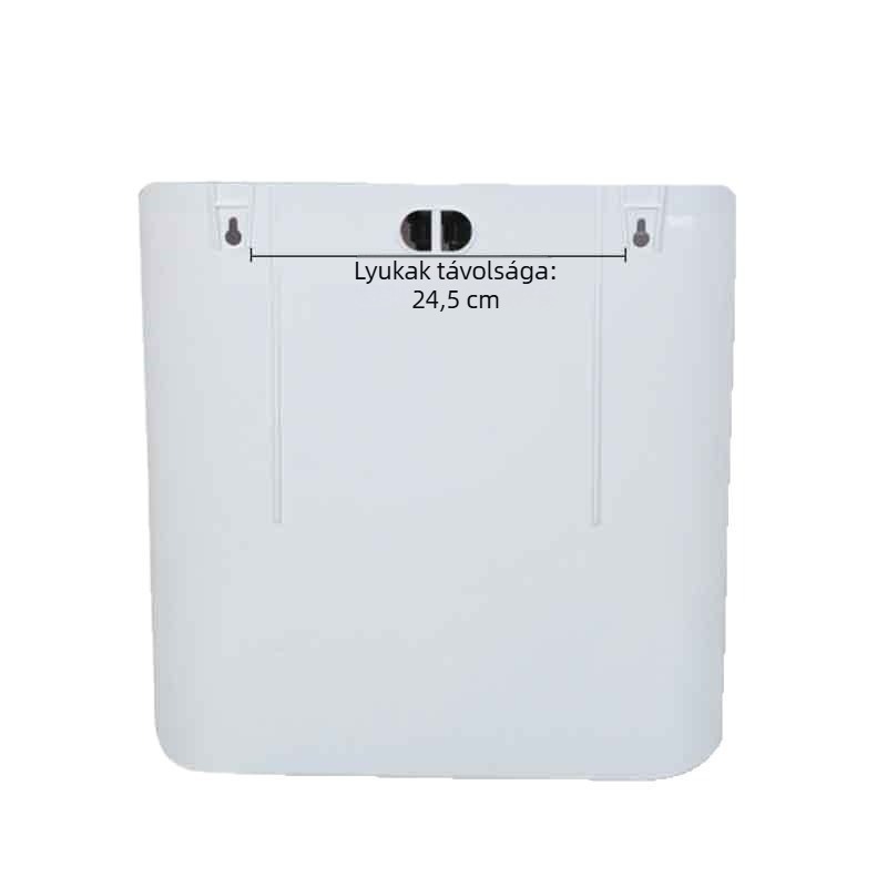 Rujie PP víztartály guggoló WC-hez – készlet, kéznyomásos öblítés, 5–8 L, műanyag