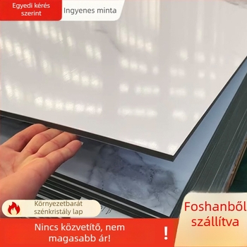 Bambuszrostból készült falpanel és szénkristály panel belső dekorációhoz - sík felület, hangszigetelés 0,5, hővezetés 0,1