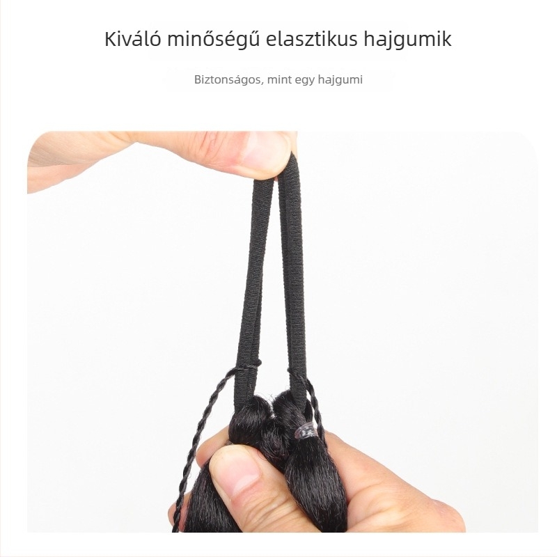 Póni paróka farokkal - kézzel készített lantern fonatok, hőálló rostok