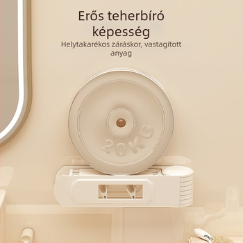 Forgó ruhaszárító állvány, 24 klippel, falra szerelhető, műanyagból, zoknik és alsónemű számára