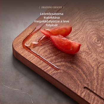 Fából készült vágódeszka, Kmd/kemanduo, dupla oldalú, háztartási használatra, modern minimalista stílus