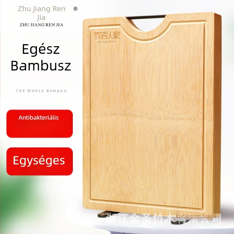 Konyhai bambusz vágódeszka, antibakteriális, kínai hagyományos stílus, függőleges kialakítás